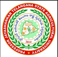 प्रोफेसर जयशंकर तेलंगाना राज्य कृषि विश्वविद्यालय PJTSAU – Professor Jayashankar Telangana State Agricultural University- 13 शिक्षण सहयोगी Teaching Associate पोस्ट